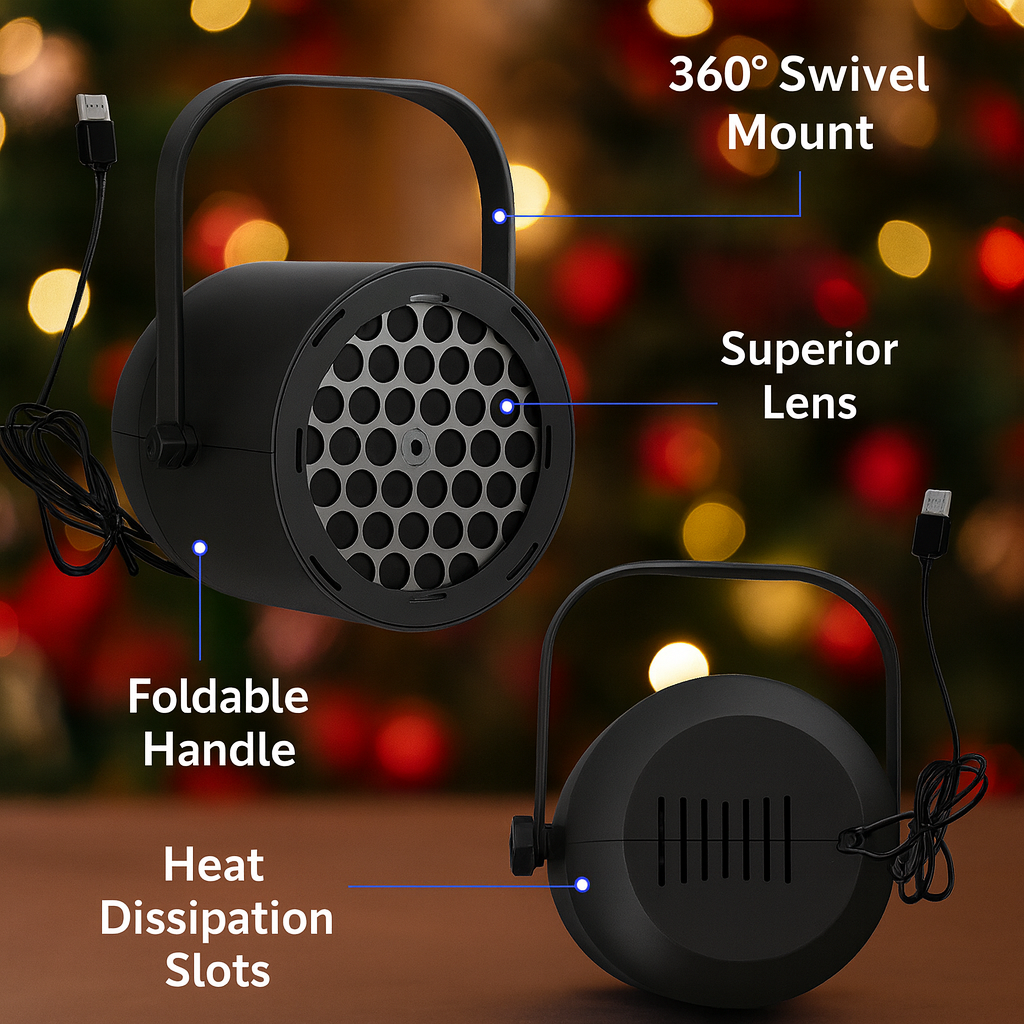Christmas Magic Pattern Projector – Light Up Your Holidays Instantly