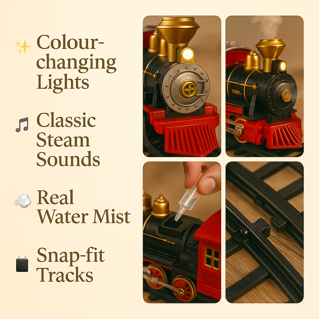 Christmas Steam Train – Smoke, Lights & Sound | Standard & Deluxe