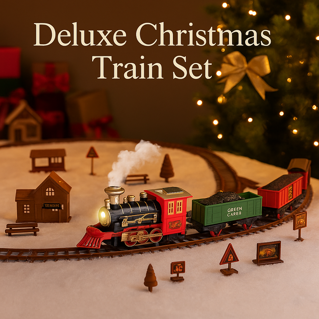 Christmas Steam Train – Smoke, Lights & Sound | Standard & Deluxe