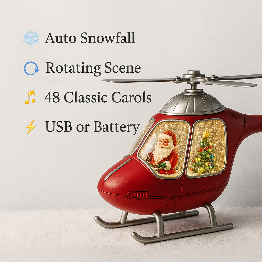 Christmas Helicopter Light – Premium Snowfall Edition