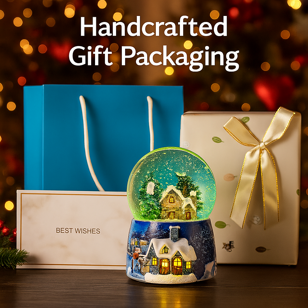 Snowy Enchanted House - Premium Edition Automatic Snow, LED Lights & Music