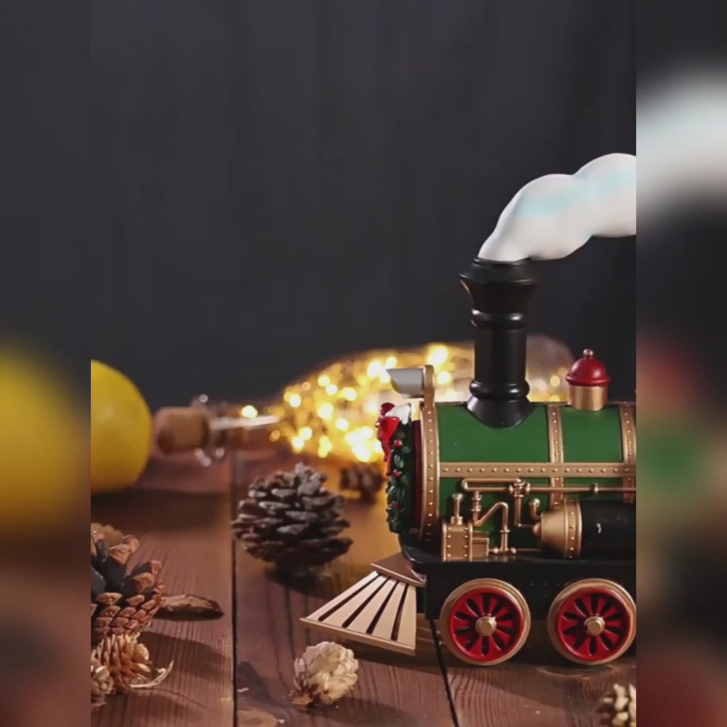 Christmas Train Snow Globe – Automatic Snowfall, Warm Lights & Christmas Music